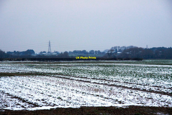 Photo 6"x4" Looking over a field towards Marston Woodeaton c2013