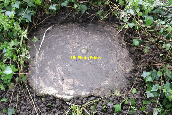 Photo 6"x4" Ordnance Survey surface block triangulation station Abingdon c2013