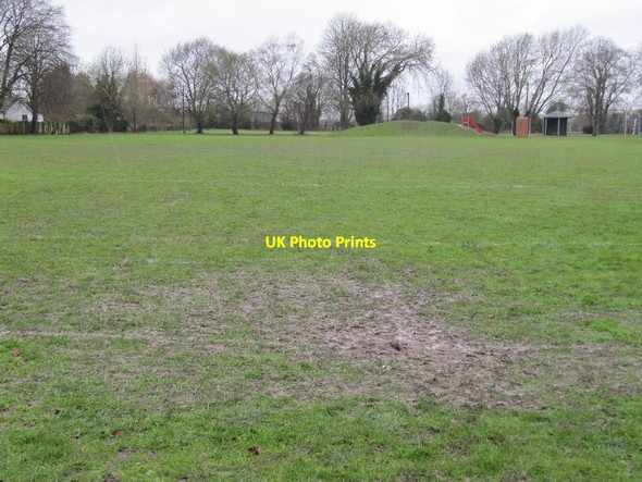 Photo 6"x4" Muddy goal mouth Cholsey c2013