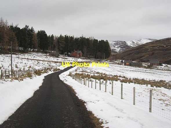 Photo 6"x4" Road in Glen Lethnot Mill Burn\/NO4773 c2013