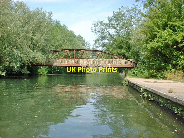 Photo 6"x4" Footbridge over the Cam, Coe Fen, Cambridge Cambridge\/TL4658 c2001