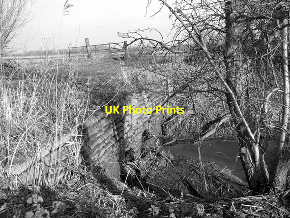 Photo 6"x4" Sandbag bridge in Barsham Marshes Beccles c2013