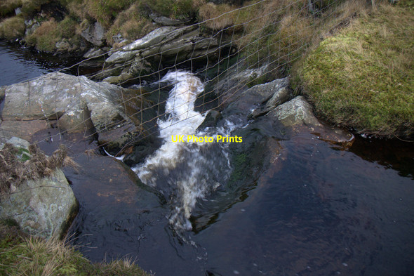 Photo 6"x4" Small waterfall on the Burn of Skaw Kirkaton c2013 P1