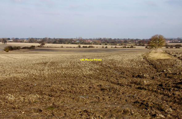 Photo 6"x4" Looking over a field towards Didcot Didcot c2013
