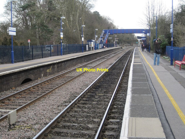 Photo 6"x4" Kings Sutton railway station Astrop c2013