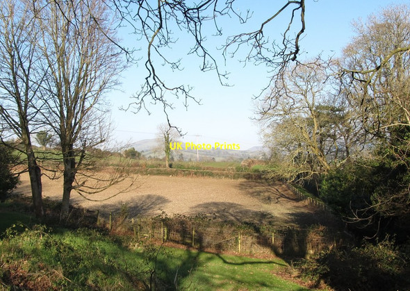 Photo 6"x4" View east across farmland from Clonallon Rath Warrenpoint c2013