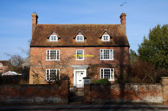 Photo 6"x4" Downs House on Main Street West Ilsley c2013