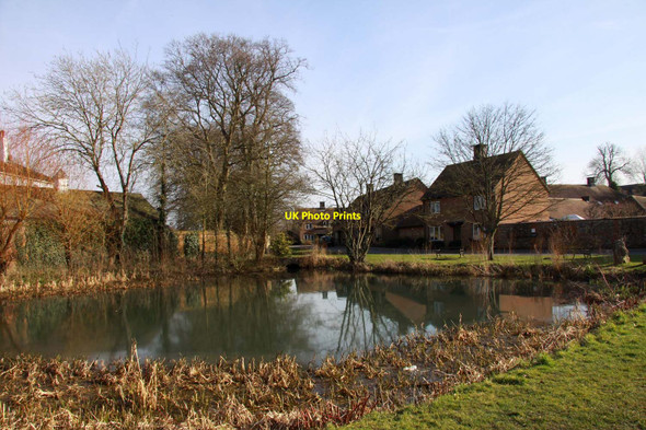 Photo 6"x4" The village pond in East Ilsley East Ilsley c2013