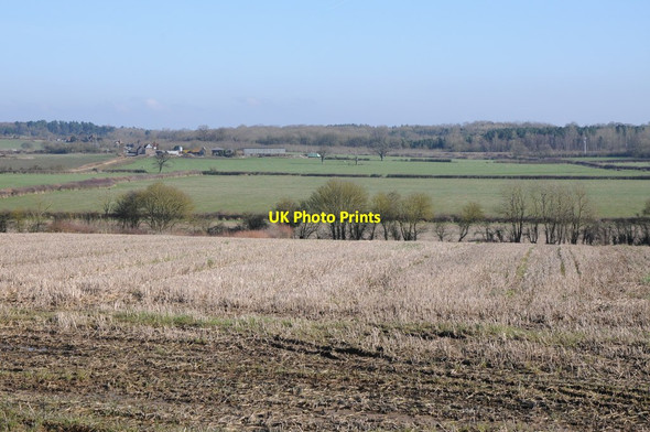 Photo 6"x4" View to Surman's Farm Pirton\/SO8847 c2013