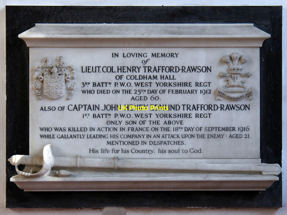 Photo 6"x4" All Saints, Lawshall - Wall monument Lawshall c2013