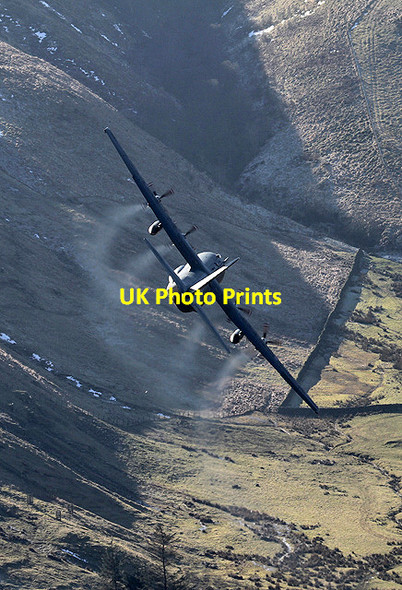 Photo 6"x4" A low flying Hercules at Muchra Little Yarrow c2013