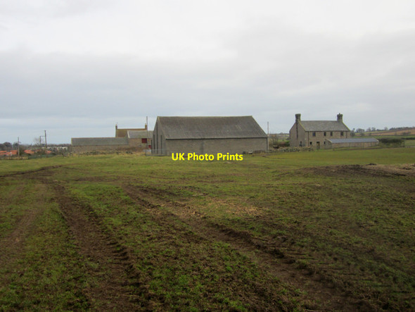 Photo 6"x4" Farm buildings at Ord Mains Berwick-upon-Tweed c2013
