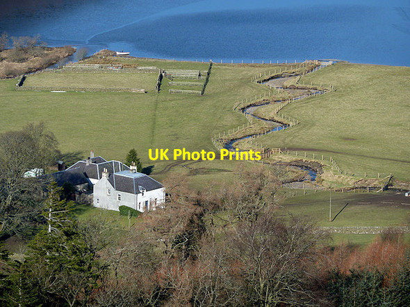 Photo 6"x4" Riskinhope Farm Riskinhope Burn c2013