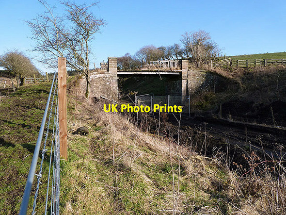 Photo 6"x4" A bridge over the former Waverley Railway Line at Borthwick Bank Borthwick c2013