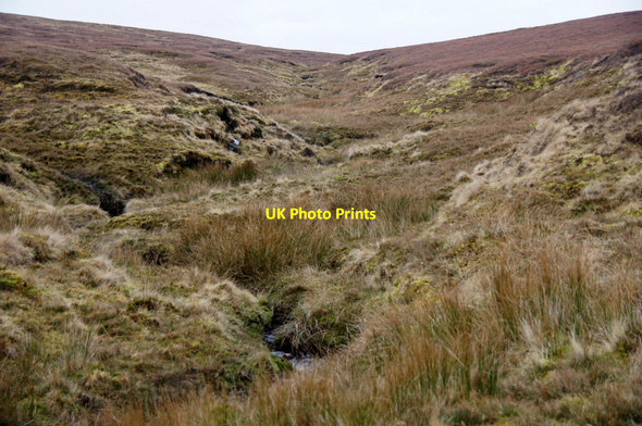 Photo 6"x4" Skoga Dale at the upper reaches of Burn of Skaw Kirkaton c2013