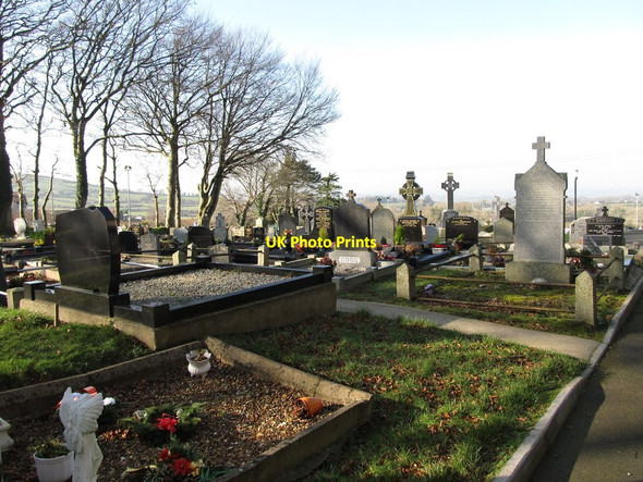 Photo 6"x4" The grave yard at St Patrick's Clonallon, Mayobridge Mayobridge c2013