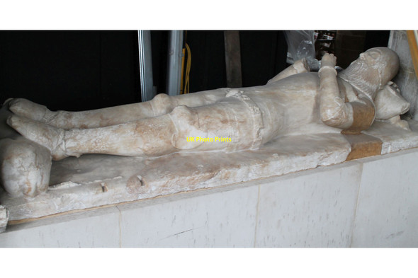 Photo 6"x4" Sir Richard de Willoughby (d.1369) Willoughby on the Wolds church Willoughby-on-the-Wolds c2013