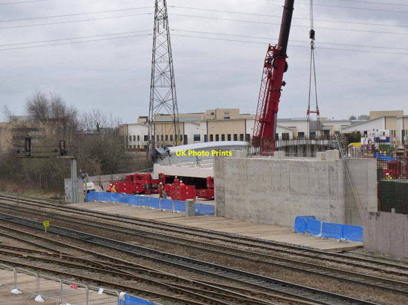 Photo 6"x4" Progress at Lenton railway bridge - 2 Dunkirk\/SK5538 c2013