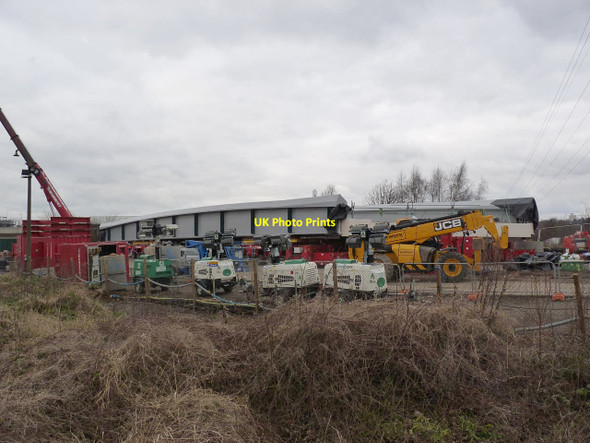 Photo 6"x4" Progress at Lenton railway bridge - 3 Dunkirk\/SK5538 c2013