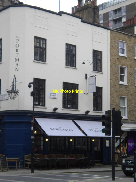 Photo 6"x4" The Portman pub, on corner of Seymour St and Upper Berkeley St Westminster c2013