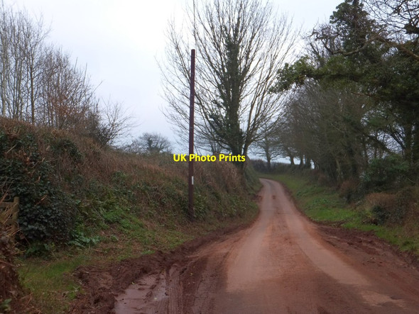 Photo 6"x4" Valley between Sherford Down and Sherford Sherford\/SX7744 c2013