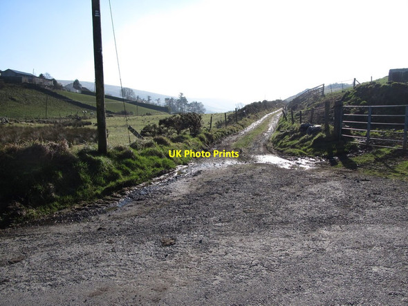 Photo 6"x4" The northern end of Yellow Road Mayobridge c2013