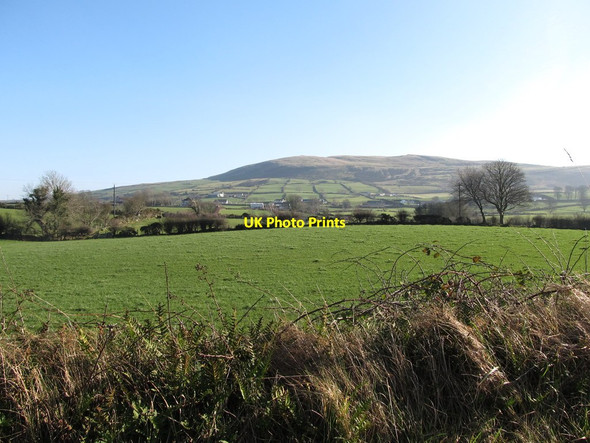 Photo 6"x4" View east over farmland towards Carnadranna Mountain  Mayobridge c2013