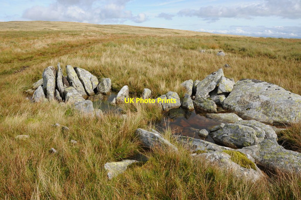 Photo 6"x4" Rock on Cefn Tal-llyn-Eigiau Melynllyn c2012