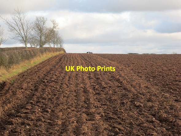 Photo 6"x4" Ploughed field near Duns Duns c2013