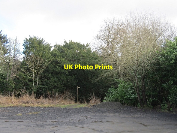 Photo 6"x4" Footpath sign. Woodside Garden Centre Ancrum c2013