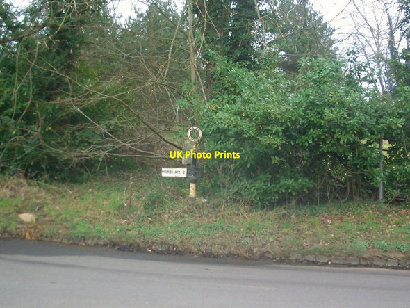 Photo 6"x4" Road Junction Southwater Street c2013