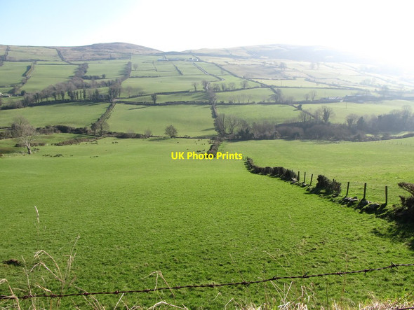 Photo 6"x4" The Moygannon Valley from the Yellow Road Burren c2013
