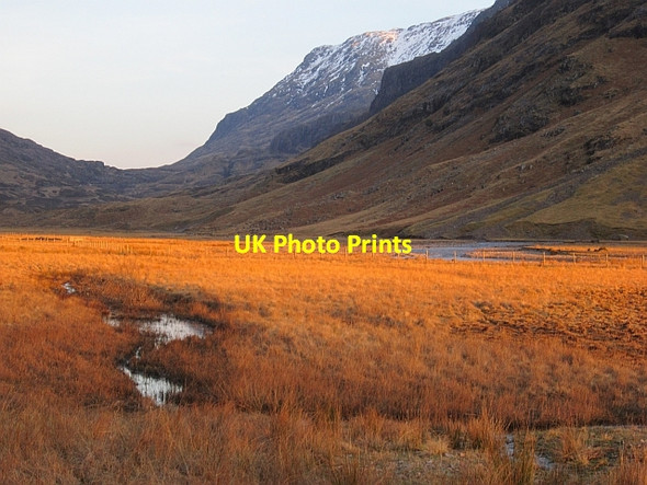 Photo 6"x4" Wetland, Glen Coe Loch Achtriochtan c2013