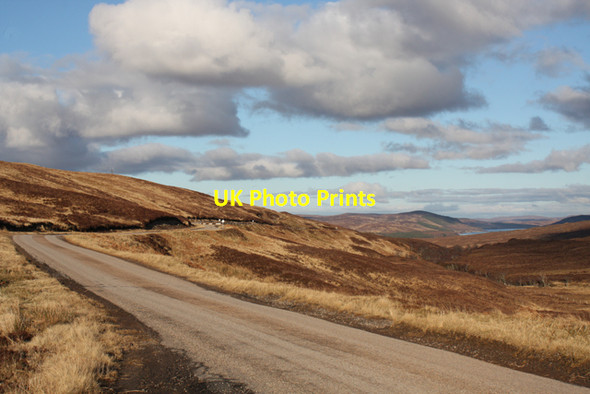 Photo 6"x4" The A836 in Strath Vagastie Altnaharra c2013