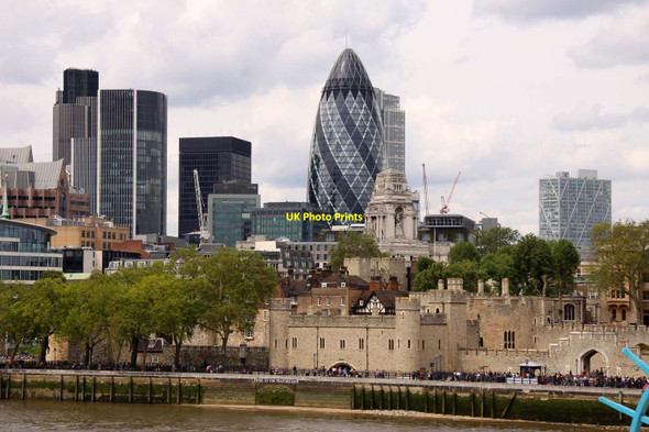 Photo 6"x4" The Gherkin behind the Tower of London London c2012