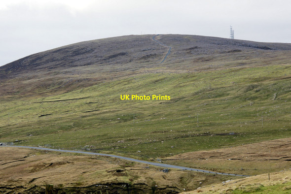Photo 6"x4" Collafirth Hill from above Voe of the Brig North Collafirth c2013