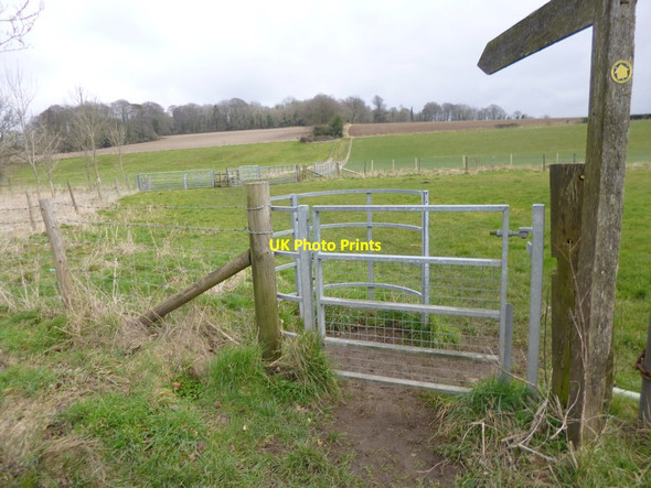 Photo 6"x4" Winterborne Whitechurch, kissing gate Winterborne Whitechurch c2013