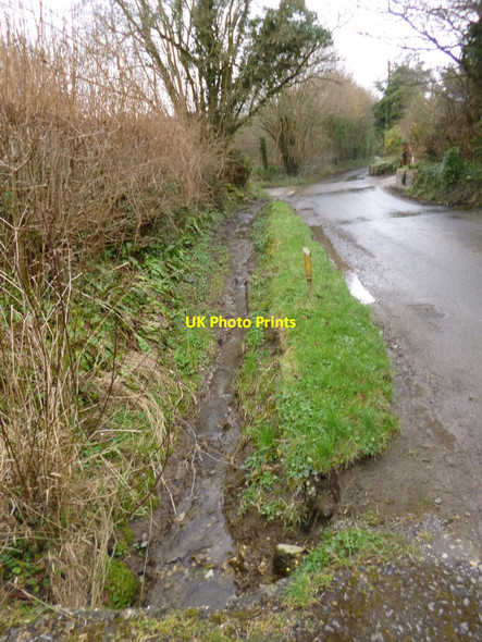 Photo 6"x4" Winterborne Houghton, River Winterborne Winterborne Houghton c2013