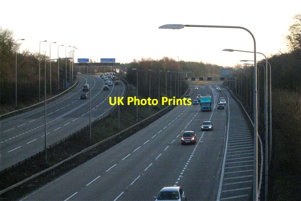 Photo 6"x4" M42 junction 3a north Hockley Heath c2013