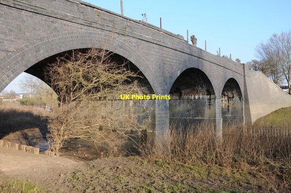 Photo 6"x4" Former railway bridge, Tewkesbury Tewkesbury c2013