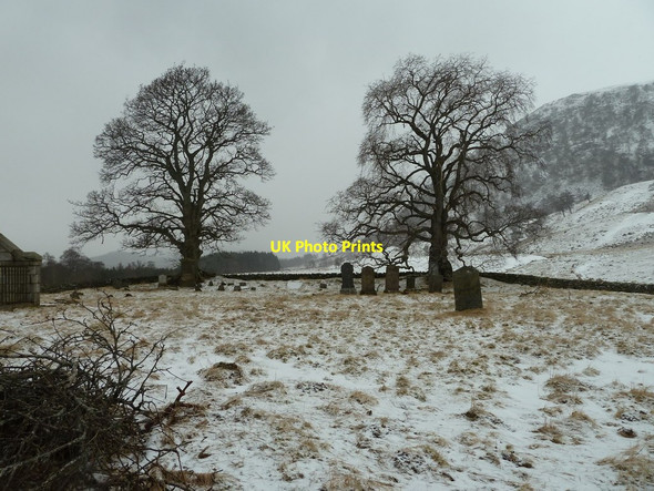 Photo 6"x4" Burial Ground at Ballidbeg Newtonmore c2013