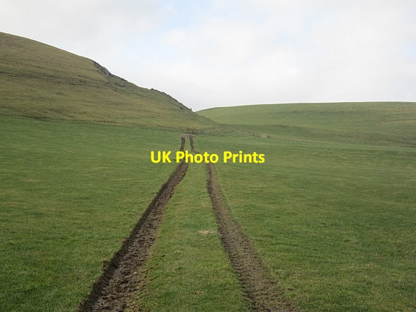 Photo 6"x4" Tractor tracks, Minto Hills Minto c2013