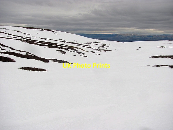 Photo 6"x4" Snowfields, Choinneachain Hill Choinneachain Hill c2013
