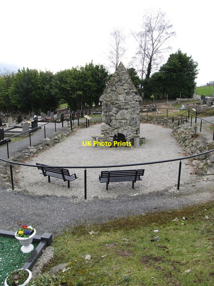 Photo 6"x4" St Bronagh's Well from the rear Rostrevor c2013