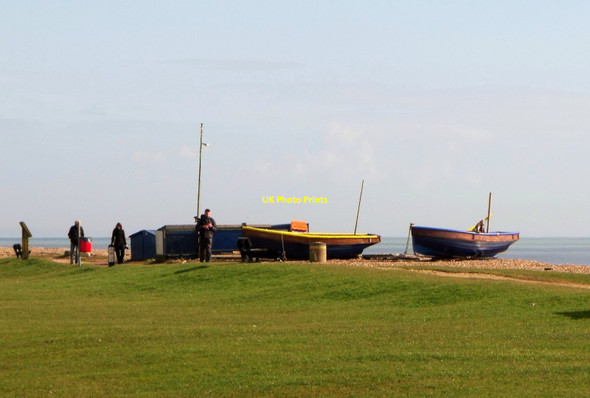 Photo 6"x4" Boats on the beach, Ferring Ferring c2013