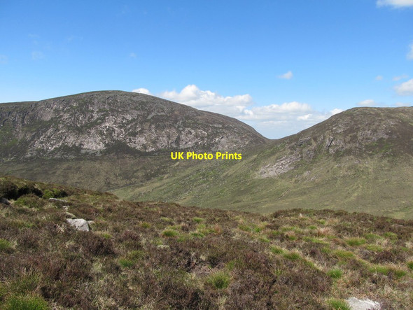 Photo 6"x4" View towards the Windy Gap from the summit ridge of Pigeon Rock Attical c2012