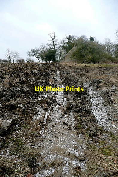 Photo 6"x4" Ploughed land near Deadman's Riding Wood Fulwell\/SP3723 c2013 P1