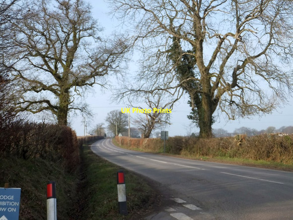 Photo 6"x4" Wolford Cross: road to Dunkeswell Highwood\/ST1406 c2013
