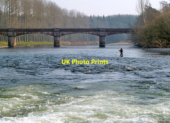 Photo 6"x4" The River Tweed at Mertoun Bridge Bemersyde c2013