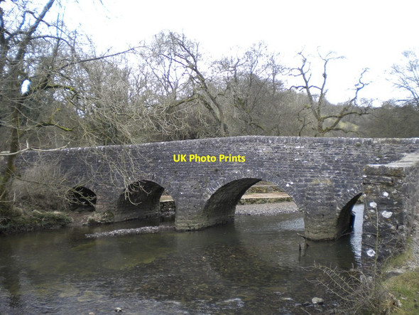 Photo 6"x4" Wetton Mill bridge Wetton\/SK1055 c2013